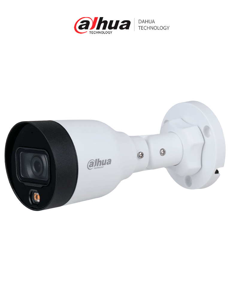 DAHUA DH-IPC-HFW1239S1-A-LED-S6 - Camara IP Bullet 2 MP/ Full Color/ 2.8 mm/ 102° de apertura/ micrófono integrado/ H.265+/ luz visible de 15 m/ IP67/ PoE /DWDR DAHUA DH-IPC-HFW1239S1-A-LED-S6 - Camara IP Bullet 2 MP/ Full Color/ 2.8 mm/ 102° de apertura/ micrófono integrado/ H.265+/ luz visible de 15 m/ IP67/ PoE /DWDR